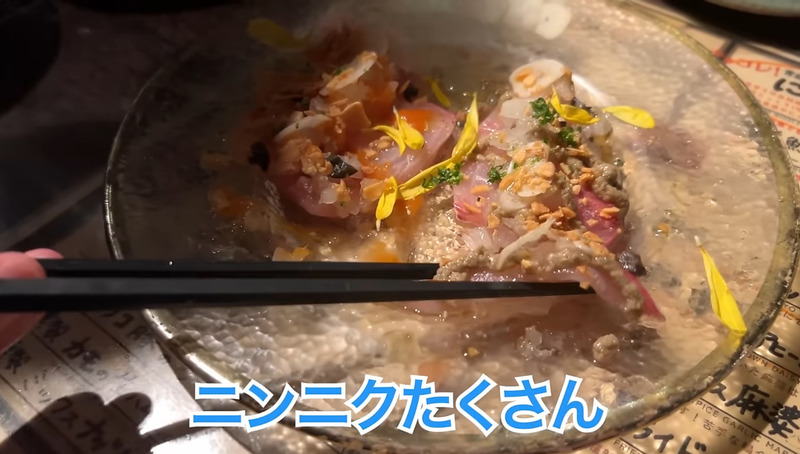 【居酒屋レポ動画】料理にもお酒にもニンニクが使われている！？中野「ニンニクバル ザ・ガーリック中野」に行ってきた
