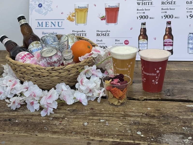 【“花見の聖地”で最高のビールが楽しめる！？】「ヒューガルデン とっておきの桜体験」キャンペーンの様子をレポート