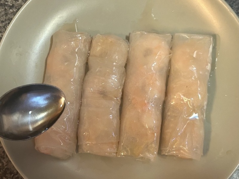 【おつまみレシピ】ライスペーパーで作る！「エビの腸粉(チョンファン)風」おつまみ