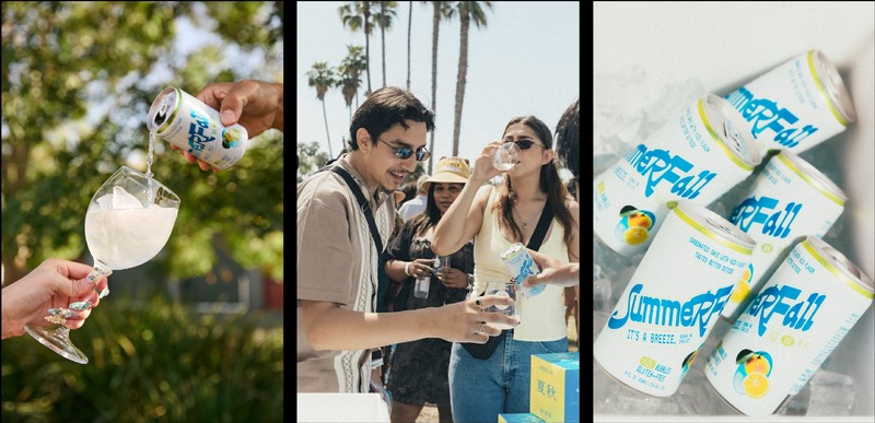 【カリフォルニア発のスパークリングSAKE「SummerFall」に新商品！】「yuzu bubbles」が全国発売