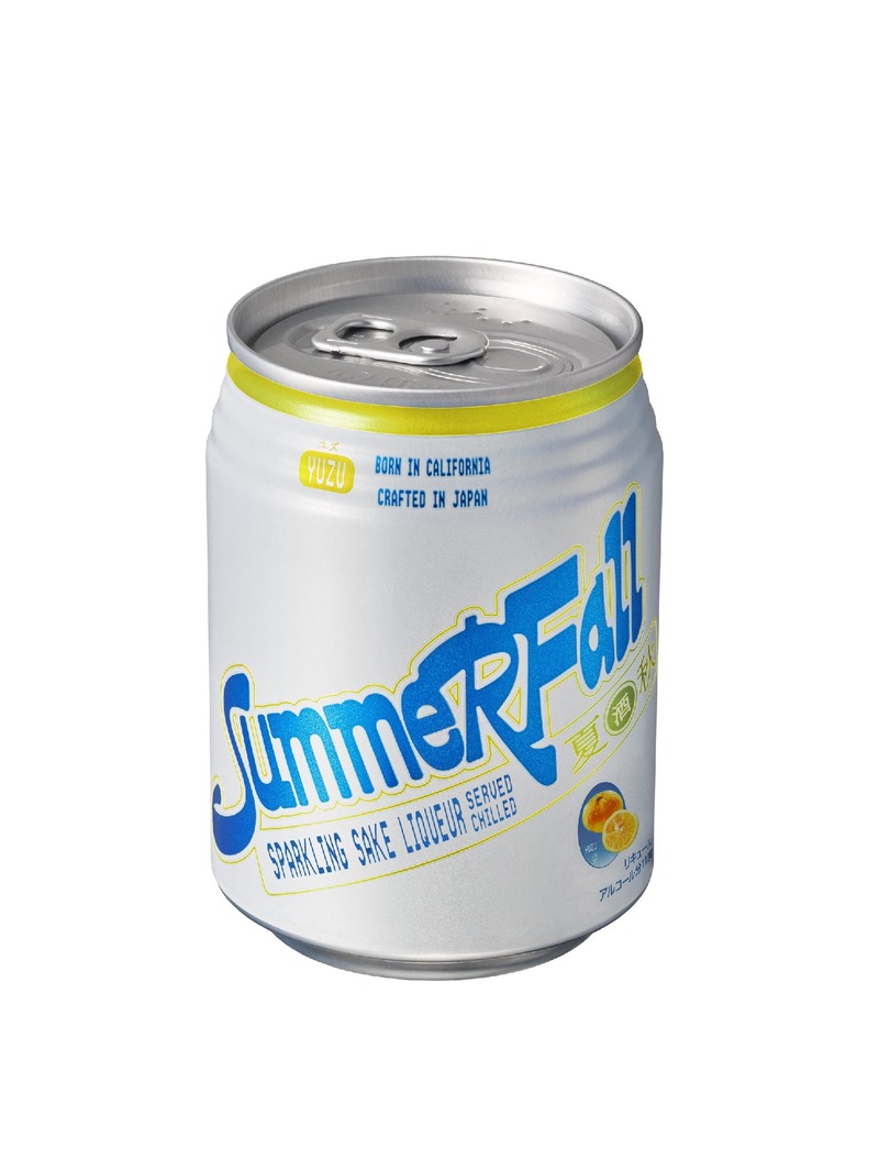【カリフォルニア発のスパークリングSAKE「SummerFall」に新商品！】「yuzu bubbles」が全国発売