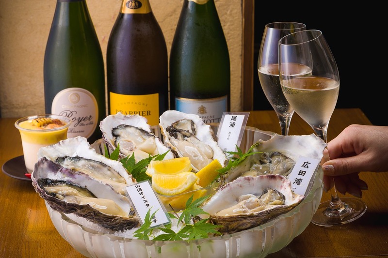 【希少な銘酒も飲み放題！シャンパンフリーフローセット】「かき家こだはる 新橋本店」で開始