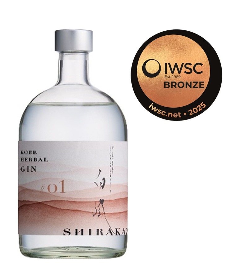 【希少な神戸市特産ボタニカルを使用！】「KOBE HERBAL GIN 白風」2種が全国発売