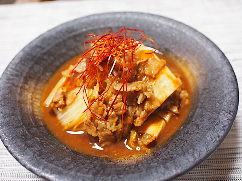 濃厚うまい！20分でこっくり煮込み「赤味噌煮込み豆腐」