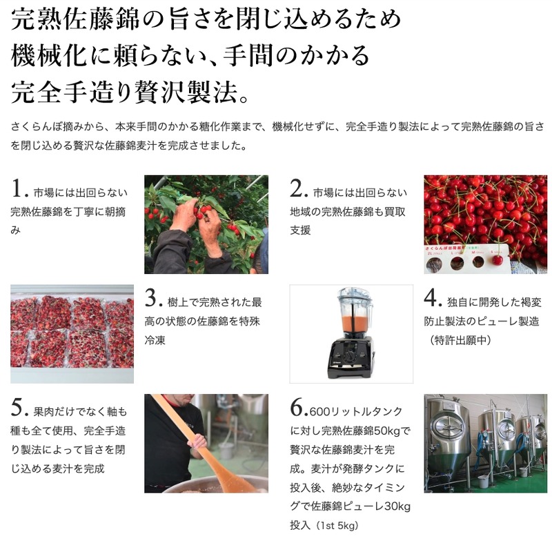 【さくらんぼ感が6倍！進化したご褒美ビール】「GOHOBI SATONISHIKI IPA 佐藤錦クラフトビール」販売