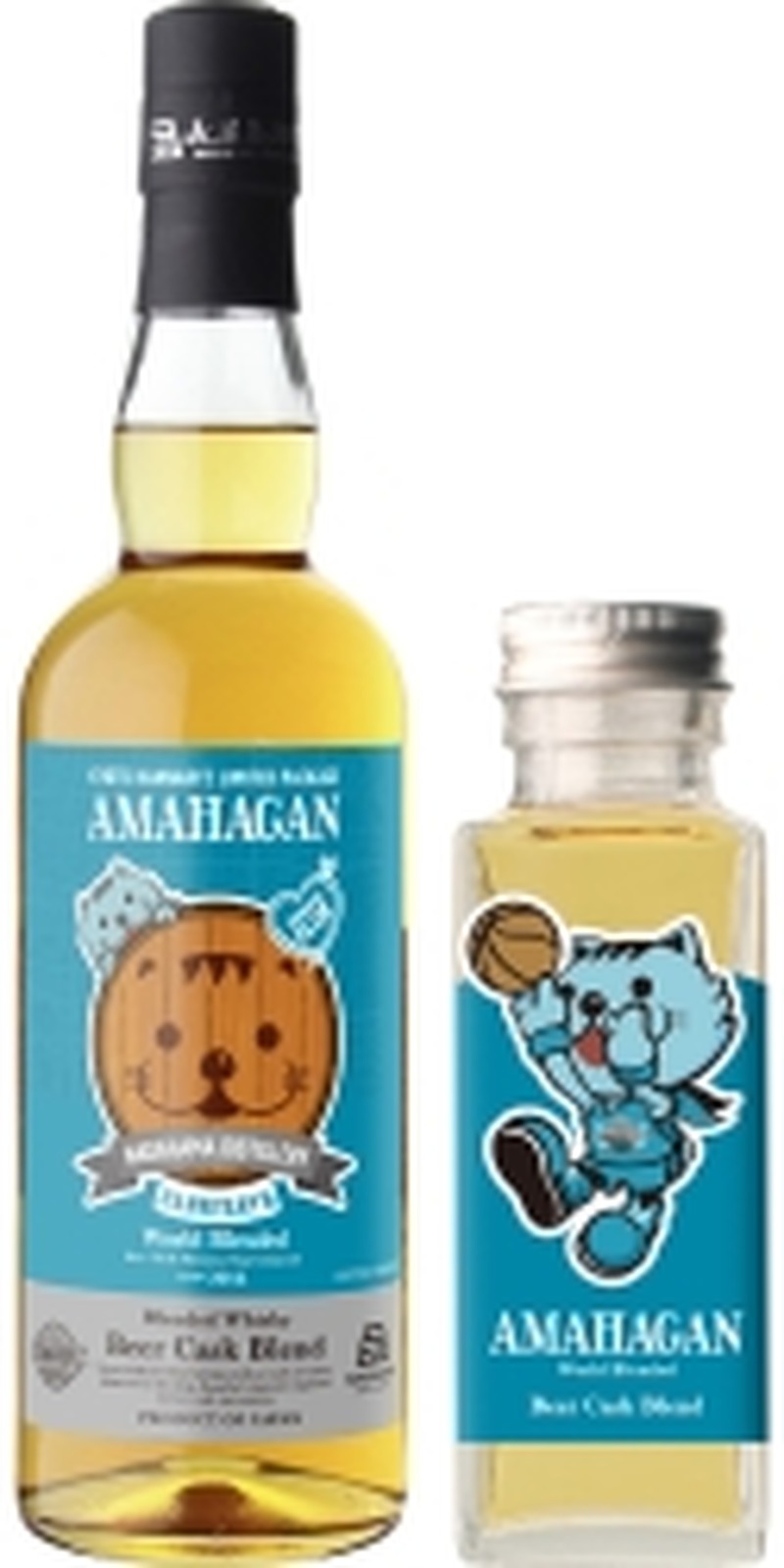 【京都ハンナリーズ×長濱蒸溜所】「アマハガン」と「長濱梅酒」のコラボボトルが販売！