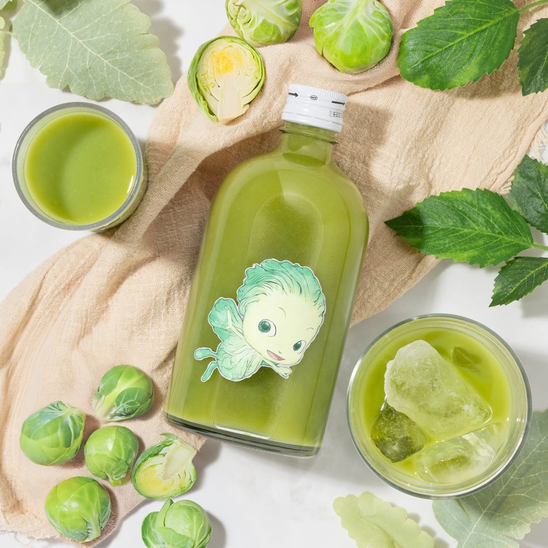 【芽キャベツちゃん・レタスちゃん達が勢揃い！】「専用ギフトボックス付 やさいのようせい コラボリキュール2本セット」新登場