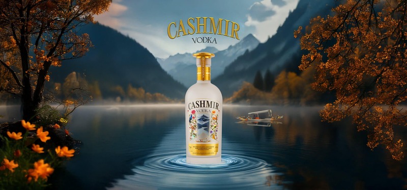 【アジア産ウオッカとして最高評価！インドの誇り】インド初のスモールバッチ・ラグジュアリー・クラフト・ウオッカ「Cashmir Vodka」日本上陸