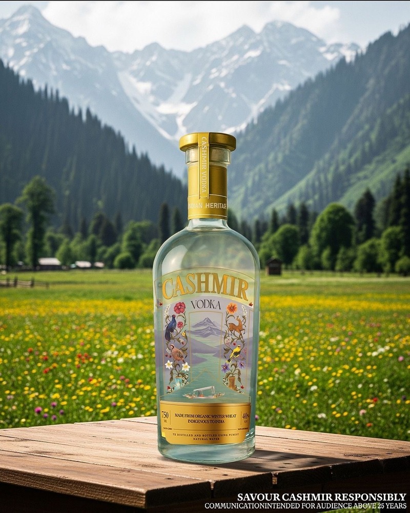 【アジア産ウオッカとして最高評価！インドの誇り】インド初のスモールバッチ・ラグジュアリー・クラフト・ウオッカ「Cashmir Vodka」日本上陸