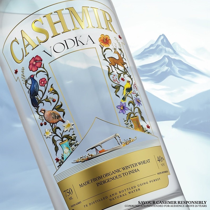 【アジア産ウオッカとして最高評価！インドの誇り】インド初のスモールバッチ・ラグジュアリー・クラフト・ウオッカ「Cashmir Vodka」日本上陸