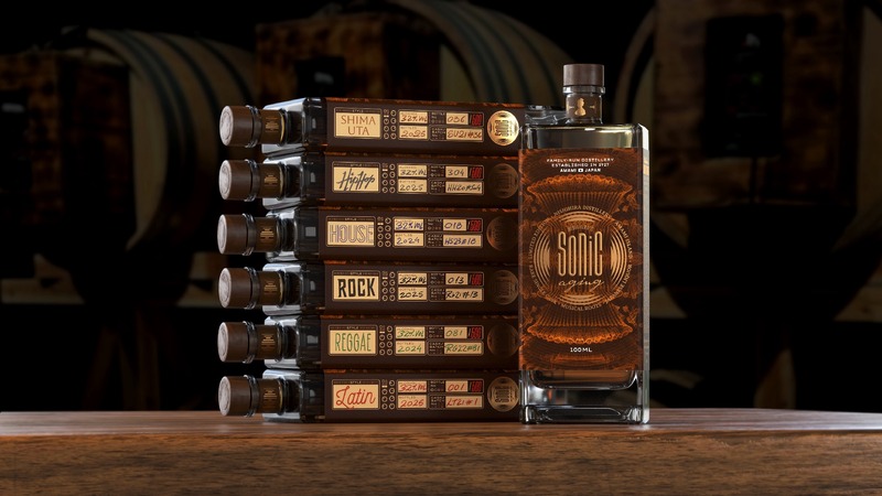 【ロックや奄美民謡を聴かせた熟成酒！】6種の音楽による6タイプの「NISHIHIRA's Sonic Aging」一般販売