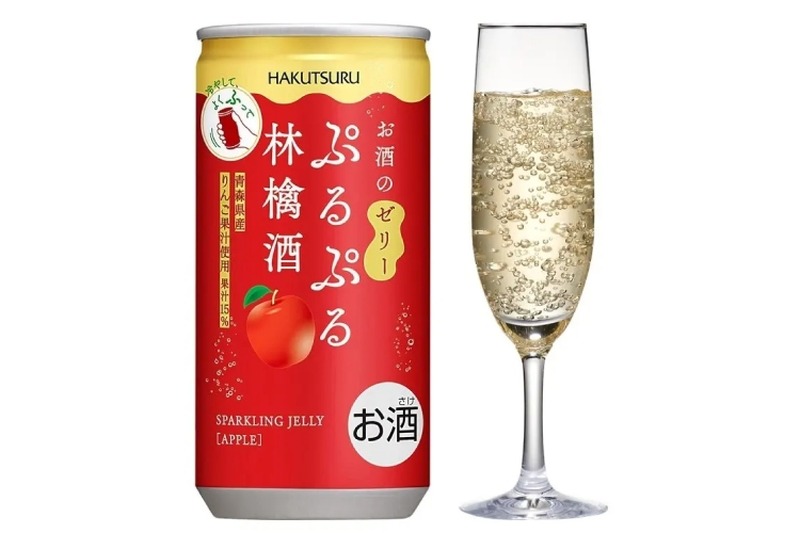 【ぷるぷるカワイイお酒のゼリー！】デザート感覚で飲める「白鶴 ぷるぷる林檎酒 190ml」新発売