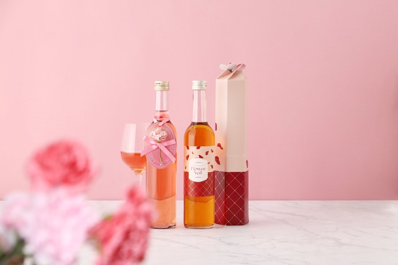 【母の日に「花のようなお酒」を贈る！】「花贈るロゼワイン」「フラワー・ベール -花と梅酒-」販売開始