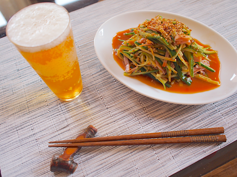 きゅうりが主役！ビールが進み過ぎる「麺なし冷やし中華」