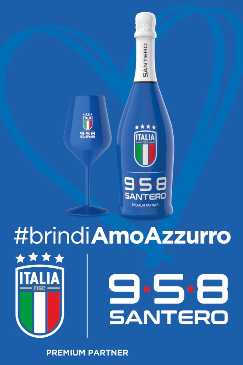【サッカーイタリア代表を応援！情熱のスパークリングワイン】サンテロ「958 サンテロ アズーリ エクストラ・ドライ ミレジマート 2025」新発売