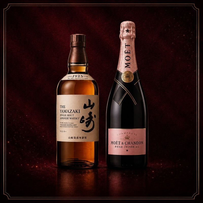 【第36回プレミアム抽選販売！】今回は「山崎」と「モエ・エ・シャンドン ロゼ アンペリアル」を対象に開催