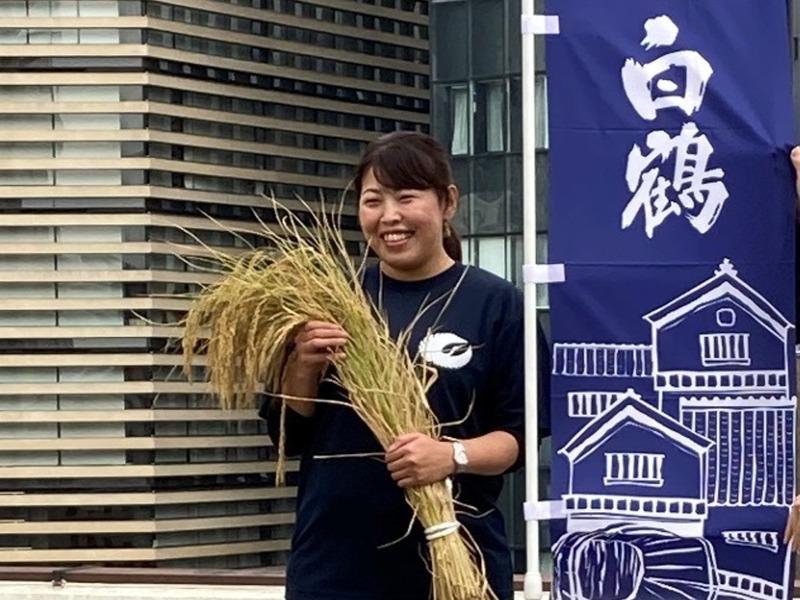 【銀座育ちの酒米で造った日本酒！】「白鶴 翔雲 純米大吟醸 銀座天空農園 白鶴錦」が銀座限定で発売