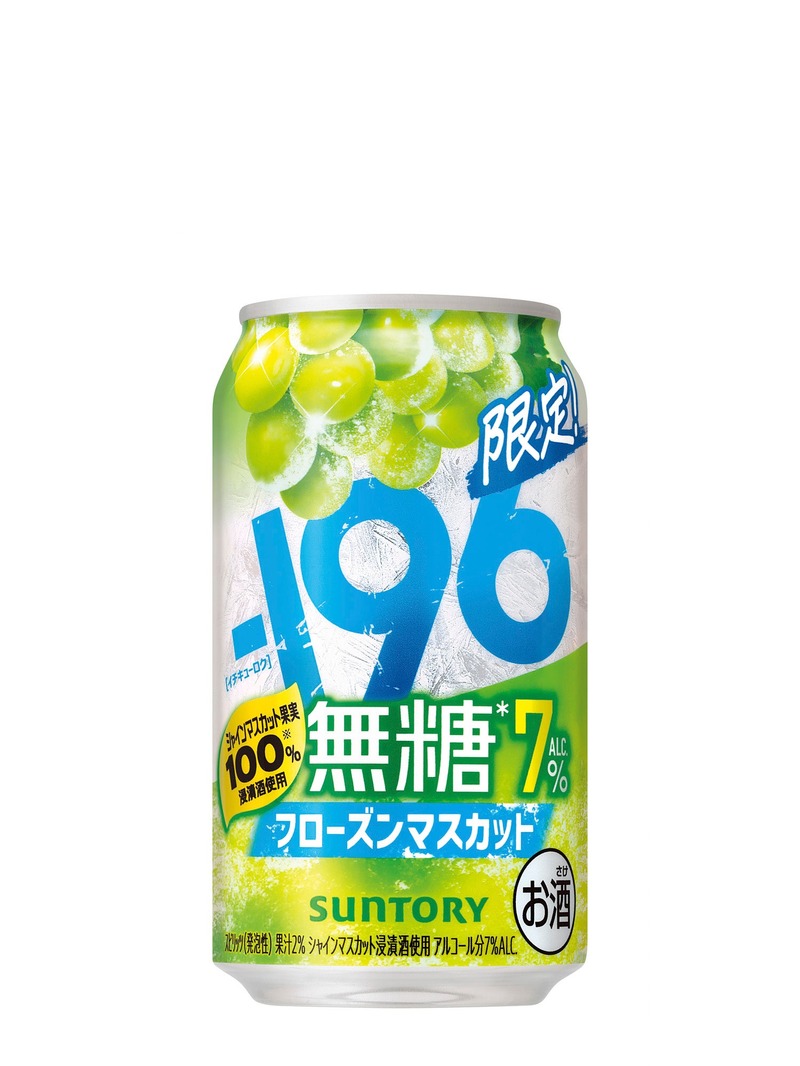 【暑い夏にぴったり！】「－１９６無糖〈フローズンマスカット〉」「－１９６無糖〈冷凍みかん〉」期間限定新発売