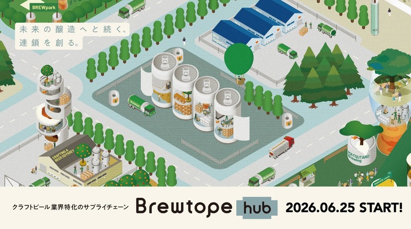 Brewtope、クラフトビール業界向けサプライチェーン支援サービス「Brewtope hub」を6月25日より提供開始 初号パートナーにFar Yeast Brewing