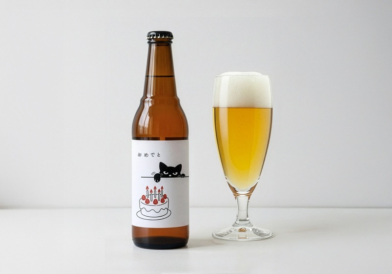 【ついに解禁！】黒猫のおきもちビール「おめでと」「ありがと」が一般販売開始