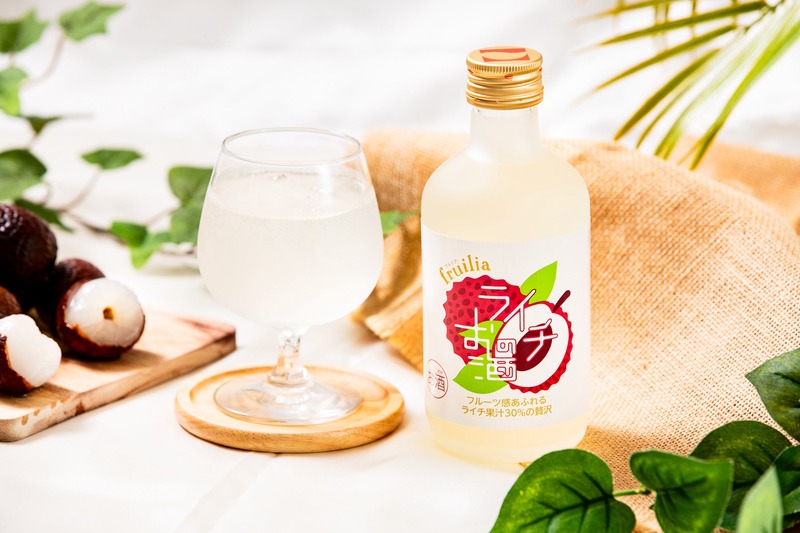 【ライチ果汁30%！フルーティーな果実のお酒】「國盛　フルリア　ライチのお酒」新発売