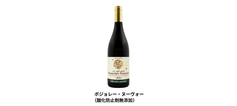 【2026年産のフランスの新酒・ボジョレー・ヌーヴォー！】実力派ブランド「タイユヴァン」「ジル・ド・ラモア」発売