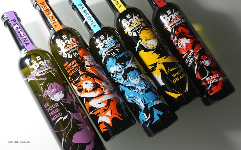 【シリーズ30周年の『ペルソナ』× お酒！】「HINEMOS」との日本酒コラボボトルが予約販売