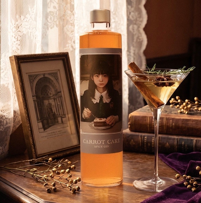 【飲めるキャロットケーキ！】新発想のクラフトジン「CARROT CAKE SPICE GIN（キャロットケーキ スパイスジン）」発売