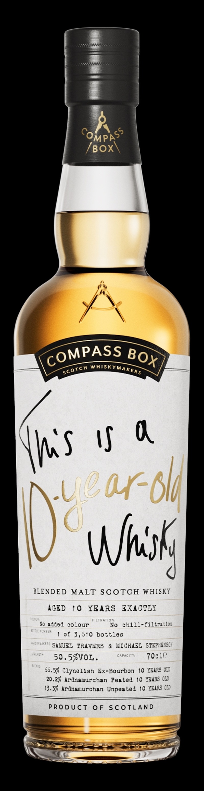 【真の10年熟成ブレンデッドウイスキー！】限定ボトル「THIS IS A 10-YEAR-OLD WHISKY」発売