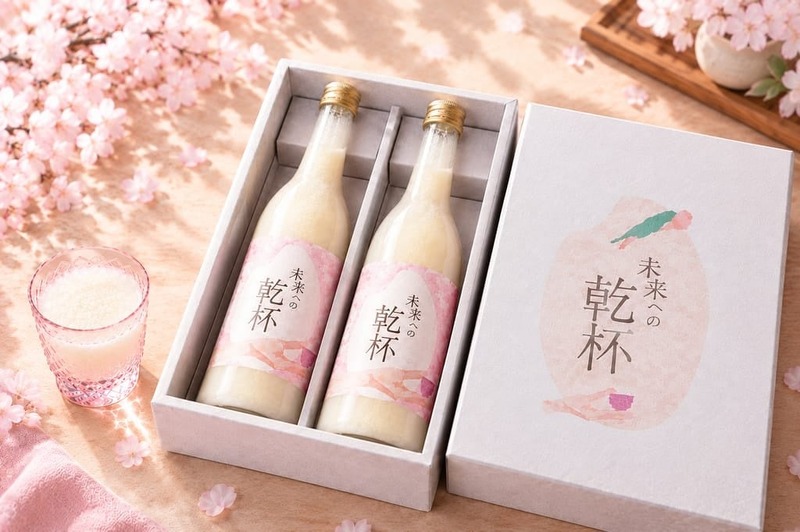 【乾杯を分かち合う！】Miss SAKE オリジナル日本酒＆甘酒セット「未来への乾杯」発売