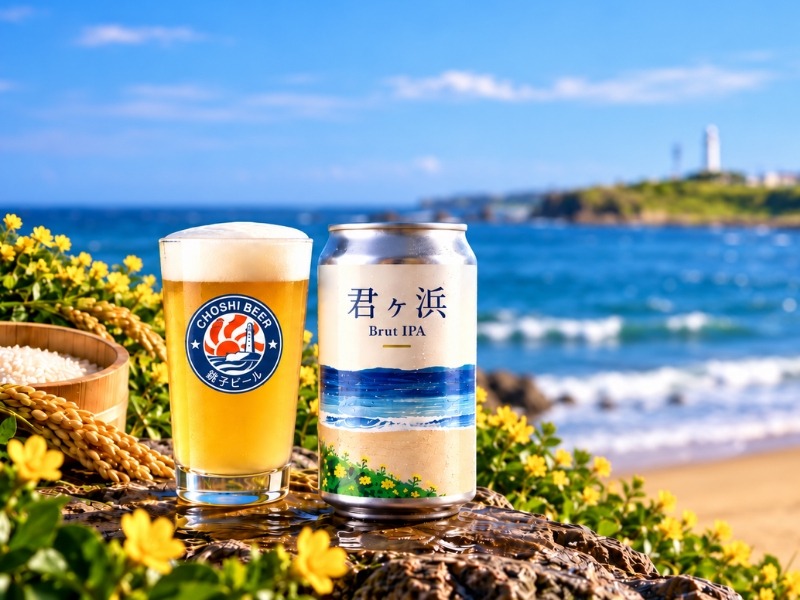 【寿司のシャリがクラフトビールに！？】銚子丸 × チョウシ・チアーズ「君ヶ浜 Brut IPA」限定発売