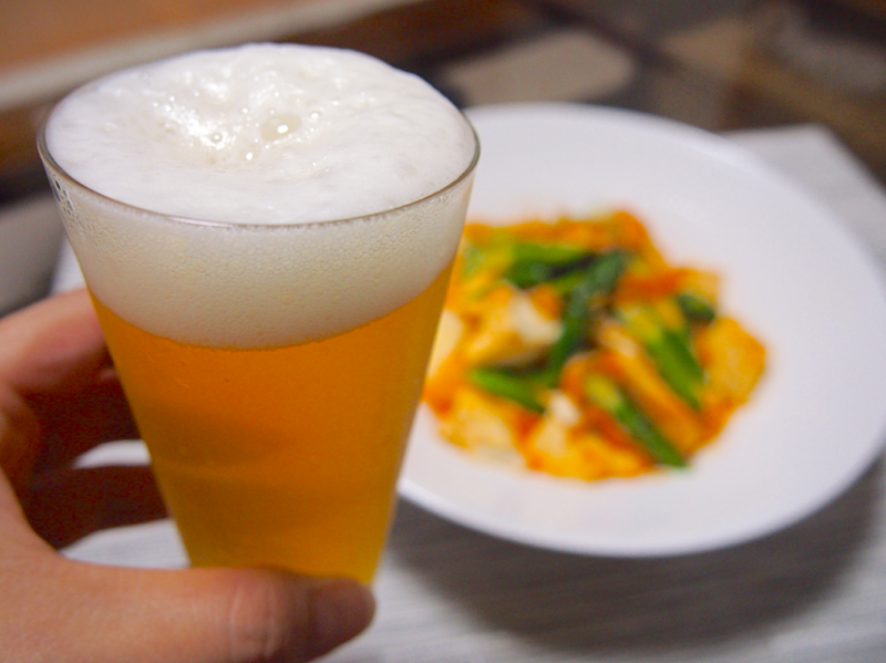 夏のビールが一層美味しくなる！生姜が効いた「豆腐キムチャンプルー」