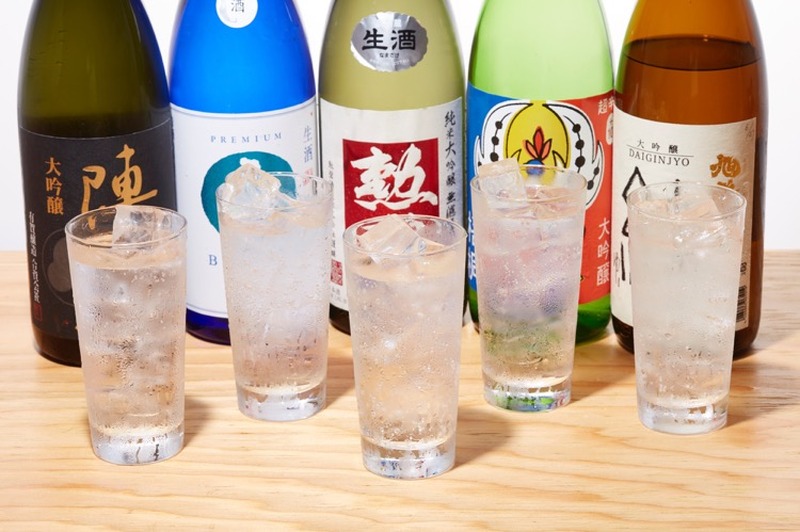 華やかな香り、繊細な味わい、清涼感！日本酒専門店で5種の「大吟醸ハイボール」提供開始！