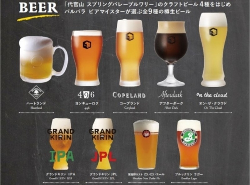 全9種の樽生クラフトビールを堪能できる！新丸ビルで、夏の”バルバラ ビアテラス”がスタート！