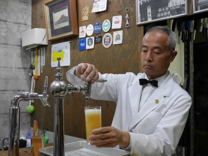 広島でしか味わえない究極の生ビールが飲める店「ビールスタンド重富」の店主・重富さんがひろしまブランドショップＴＡＵに初登場！