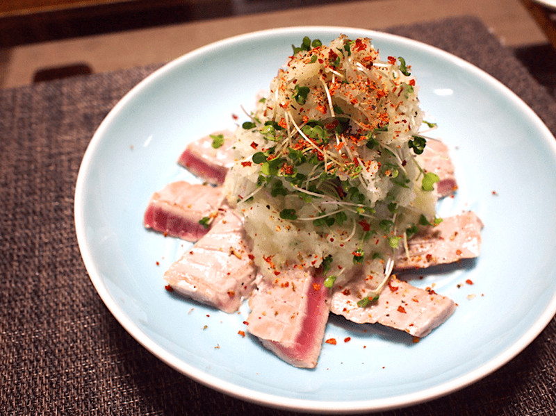 お酒が進む！簡単で華やか美味しい「まぐろのおろしポン酢」