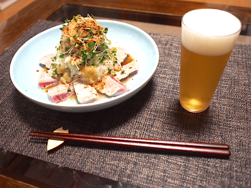 お酒が進む！簡単で華やか美味しい「まぐろのおろしポン酢」