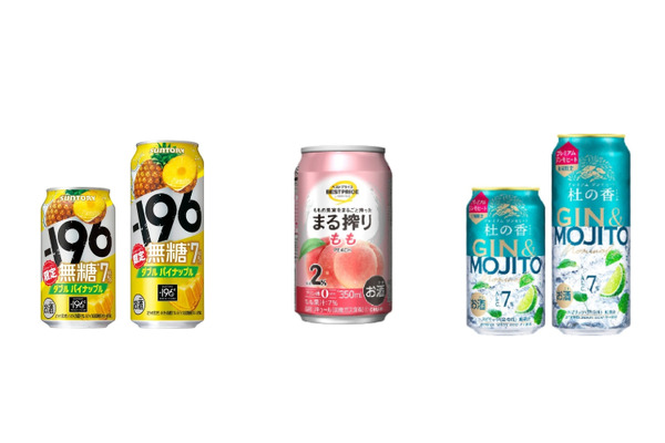 【6/29～7/5】100円で買える激安チューハイ！？今週新発売の注目のお酒商品まとめ 画像