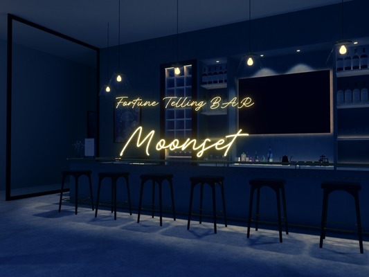 【VRChat内占い館「占いBAR Moonset」オープン！】占い師VTuber華月エアリがプロデュース 画像