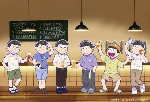 おそ松さん×クラフトビール特別コラボ！オリジナル描きおろしイラスト＆多彩なグッズ展開 画像