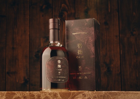 【稀少なミズナラ樽で長期熟成！ジャパニーズシングルモルトウイスキー】「香掬 ミズナラ熟成 10年」が限定発売 画像
