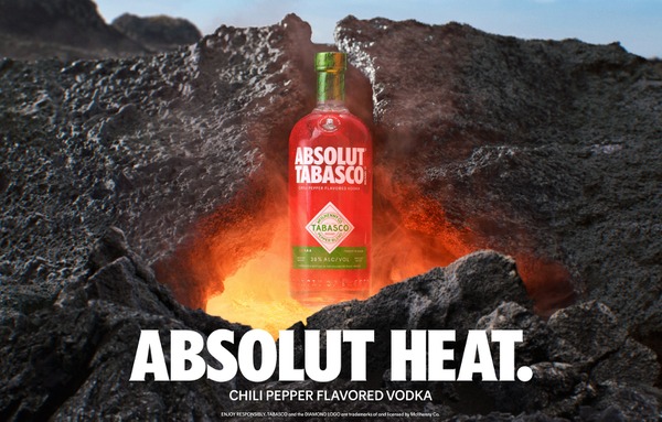 【タバスコ × ウオッカ！】刺激的な辛みの「ABSOLUT® TABASCO™️（アブソルート® タバスコ™️）」新発売 画像