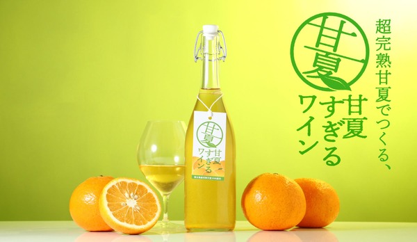 【甘夏100%で造るフルーツワイン！】ピュアな魅力を極めた「甘夏すぎるワイン」販売開始 画像