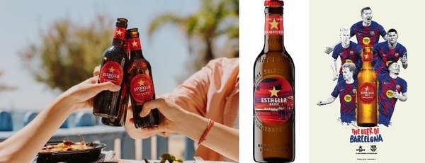 【FCバルセロナ公式ビール！】エストレージャ・ダムの「150周年記念ボトル」が発売 画像
