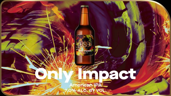 【人生の苦みを描いたクラフトビール！】GRANDLINE BREWING「Only Impact」がリニューアル 画像
