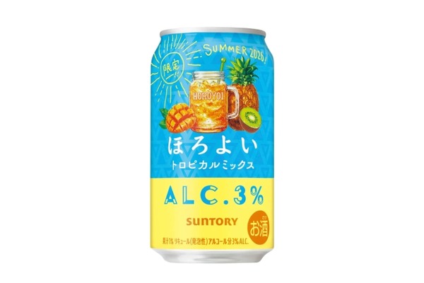 【キウイフルーツ・パイナップル・マンゴー！夏を感じさせる味わい】「ほろよい〈トロピカルミックス〉」期間限定新発売 画像