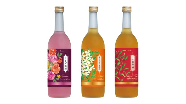 【香りや味わいで選ぶ梅酒の楽しさ！】國盛のフレーバー梅酒「ローズ梅酒」「ジャスミン梅酒」「紅茶梅酒」が新発売 画像