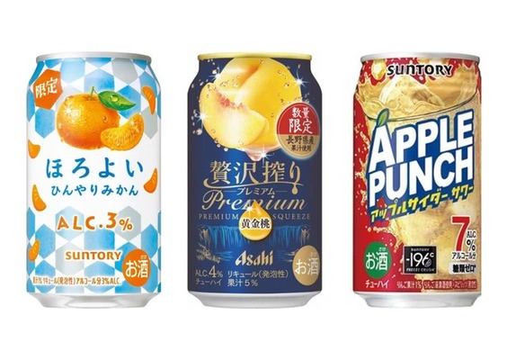 【9/6～9/12】残暑にうれしい果実系チューハイが続々登場！今週発売の注目のお酒新商品まとめ 画像