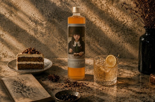 【飲めるキャロットケーキ！】新発想のクラフトジン「CARROT CAKE SPICE GIN（キャロットケーキ スパイスジン）」発売 画像
