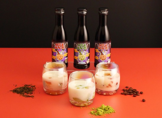 【牛乳で割るとゼリーになる！？】「MILKMAGIC ほうじ茶 / 抹茶 / コーヒー」新発売 画像